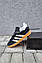 Чоловічі демісезонні кросівки Adidas GAZELLE INDOOR (чорні з білим) повсякденні кроси 01151 Адідас vkross, фото 6