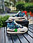 Чоловічі кросівки Nike Air Jordan Retro 4 Premium (біло-сині) високі повсякденні 01181 Найк vkross, фото 5