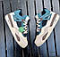 Чоловічі кросівки Nike Air Jordan Retro 4 Premium (біло-сині) високі повсякденні 01181 Найк vkross, фото 9