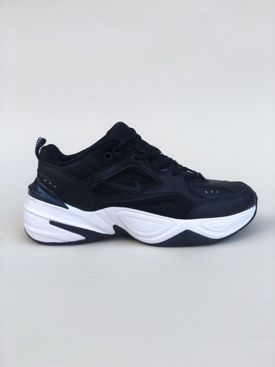 Чоловічі кросівки Nike M2K Tekno Black White (чорно-білі) модні спортивні кроси 4719 Найк vkross
