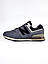 Чоловічі кросівки New Balance 574 Gray Cordura (сірі) повсякденні кроси NB123-N Нью Беленс vkross, фото 7