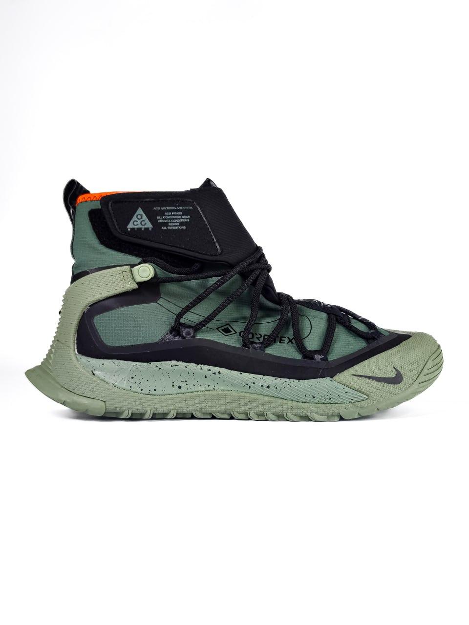 Чоловічі спортивні кросівки Nike ACG Air Terra Antarktik GORE-TEX (сіро-чорні) високі кроси NK729-N Найк vkross
