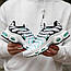 Чоловічі кросівки Nike Air Max TN White/Mint (білі із зеленим) стильні кросівки 1944 Найк vkross, фото 3