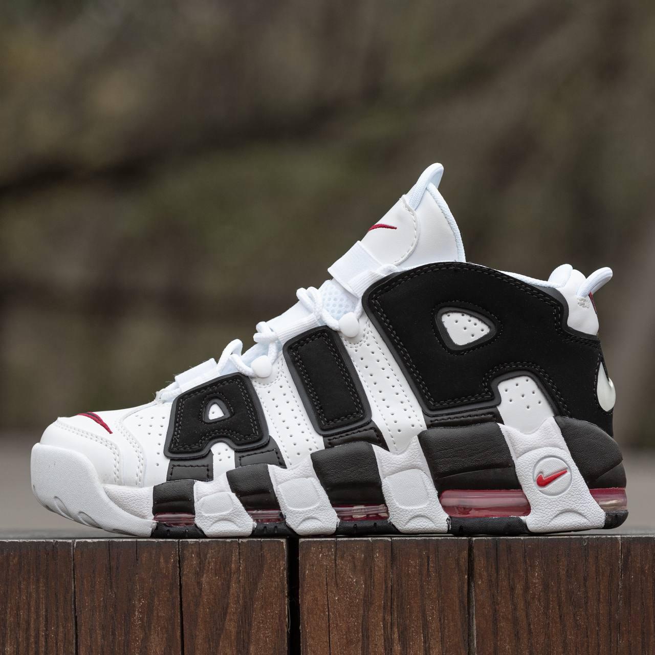 Чоловічі кросівки Nike Air More Uptempo "Scottie Pippien" (білі) модні повсякденні 1937 Найк vkross
