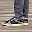 Чоловічі спортивні кросівки Nike Dunk low Black Grey Brown (сіро-чорні) повсякденні 1912 Найк vkross, фото 5