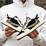 Чоловічі кросівки Nike Air Jordan Retro 1 Low x Travis Scott OG Olive (оливкові) спортивні 1886 Найк vkross, фото 3