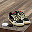Чоловічі кросівки Nike Air Jordan Retro 1 Low x Travis Scott OG Olive (оливкові) спортивні 1886 Найк vkross, фото 4