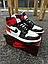 Чоловічі кросівки Nike Air Jordan 1 RED (біло-чорні з червоним) повсякденні кроси 159-7 Найк vkross, фото 10
