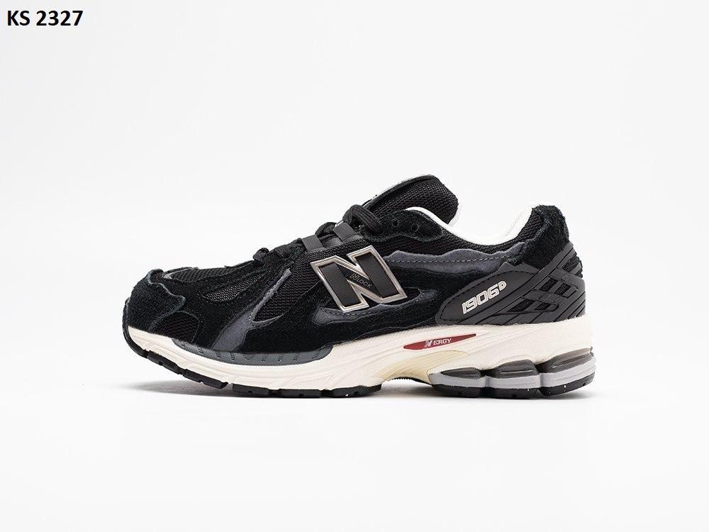 Чоловічі спортивні кросівки New Balance 1906D Black Grey Red (чорні) повсякденні кроси KS 2327 Нью Беленс vkross