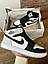 Чоловічі кросівки Nike Air Jordan Retro 1 Black Gray (чорно-сірі) повсякденні кроси 0651v Найк vkross, фото 6