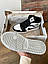 Чоловічі кросівки Nike Air Jordan Retro 1 Black Gray (чорно-сірі) повсякденні кроси 0651v Найк vkross, фото 8