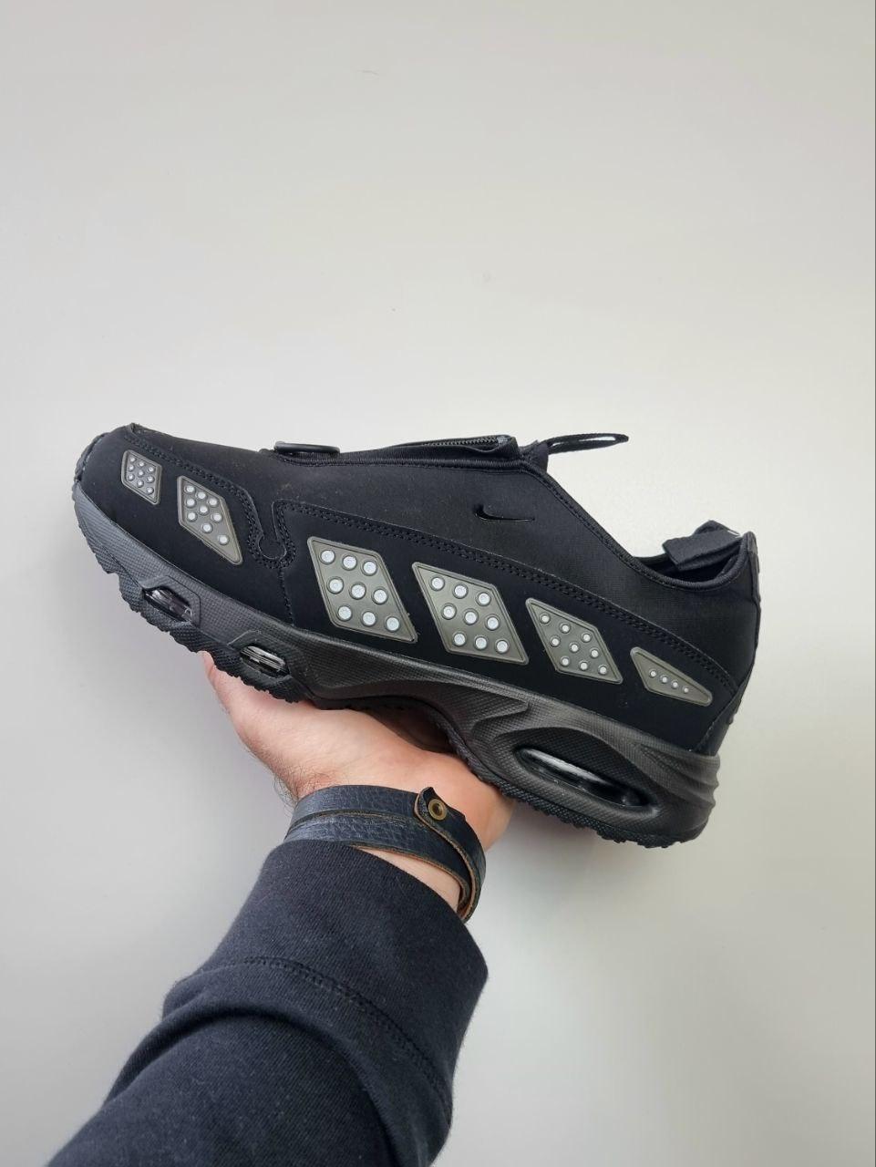 Чоловічі осінні кросівки Nike Air MAX Sunder Black Silver (чорні із сірим) стильні кросівки 01387 Найк vkross