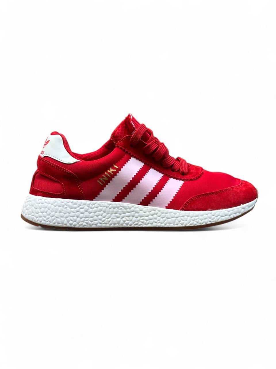 Жіночі демісезонні кросівки Adidas INIKI RED (червоні) стильні повсякденні кроси 1210 Адідас vkross