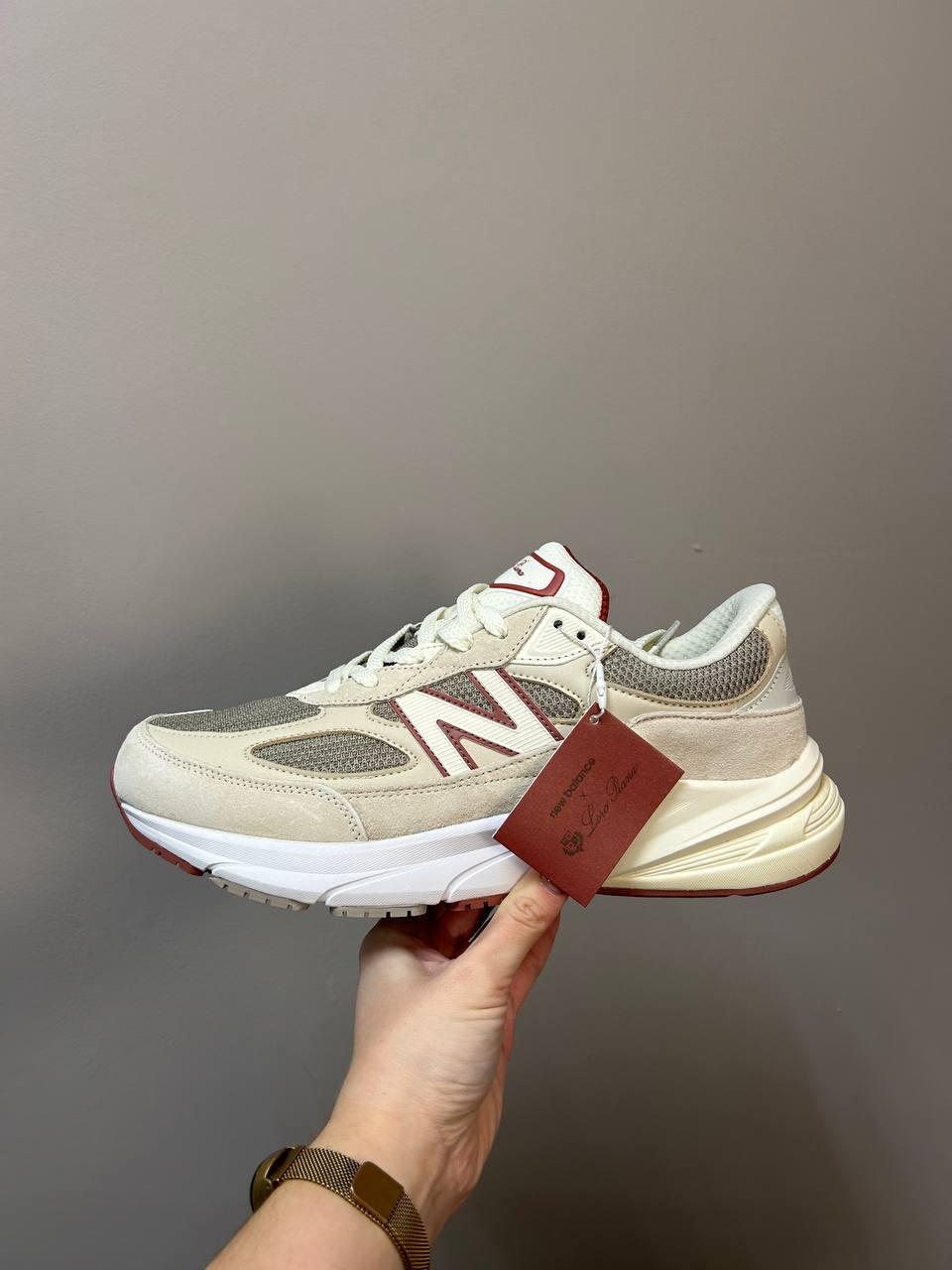 Чоловічі кросівки Loro Piana x New balance (сірі) спортивні стильні кроси lp1 Нью Беленс vkross