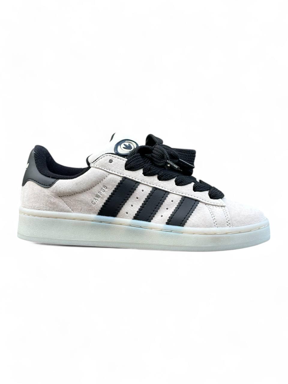 Жіночі демісезонні кросівки Adidas Campus 00s Beige Black (бежеві з чорним) спортивні кроси 1212 Адідас топ