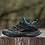 Чоловічі спортивні кросівки Nike ACG Air Terra Antarktik Low Black Blue (чорні із синім) стильні 1869 Найк vkross, фото 4