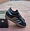 Чоловічі кросівки Adidas Spezial (чорні із сірим) стильні повсякденні кроси 01156 Адідас vkross, фото 5
