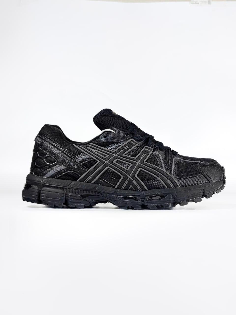 Чоловічі зимові кросівки Asics Gel-Kahana 8 Black Fur Waterproof (чорні) спортивні кросівки AS113 Асикс vkross