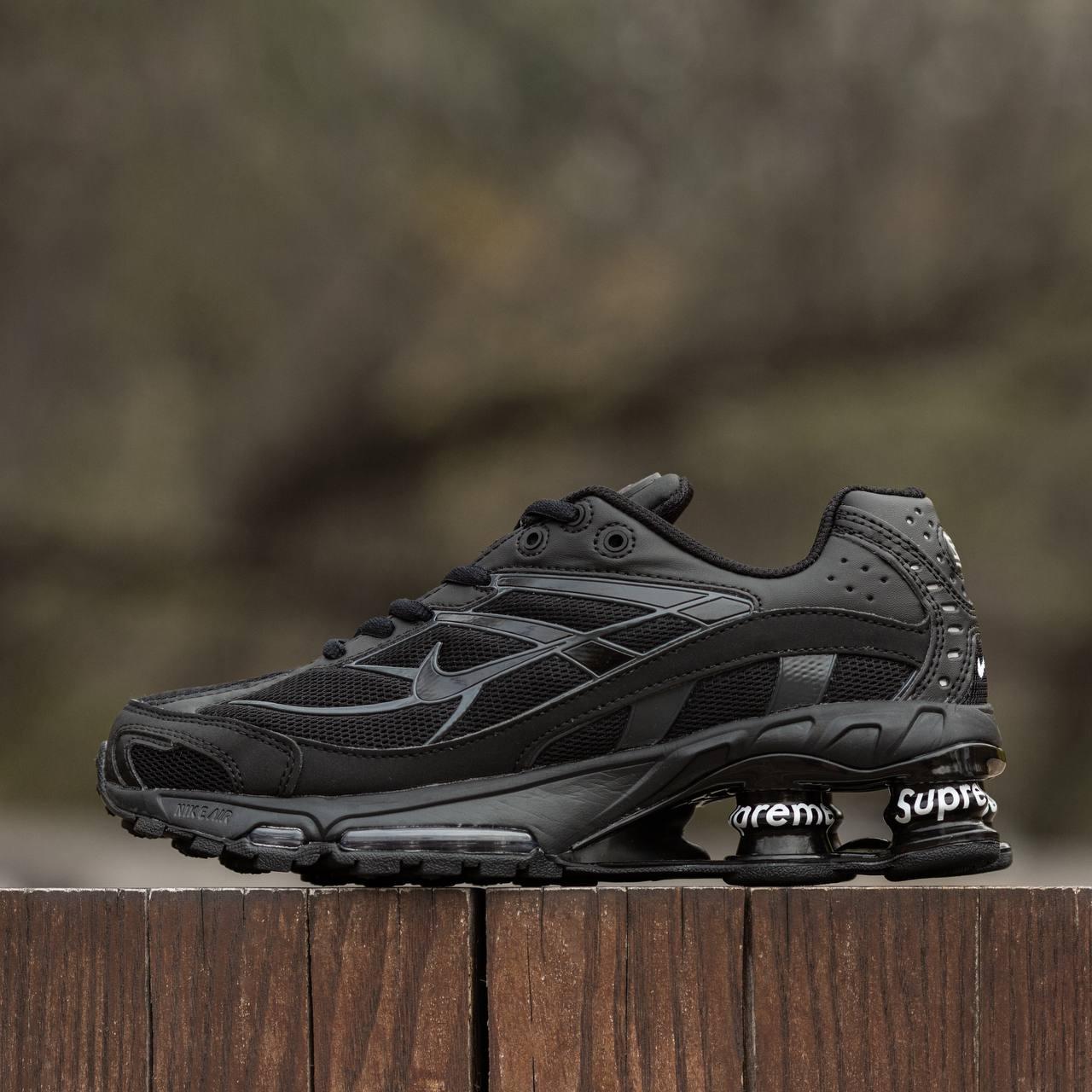 Чоловічі кросівки Nike Shox TL x Supreme Black (xthyї) модні демісезонні кроси 1938 Найк vkross