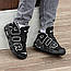 Чоловічі кросівки Nike Air More Uptempo Black White (чорні з білим) модні кроси 1936 Найк vkross, фото 6