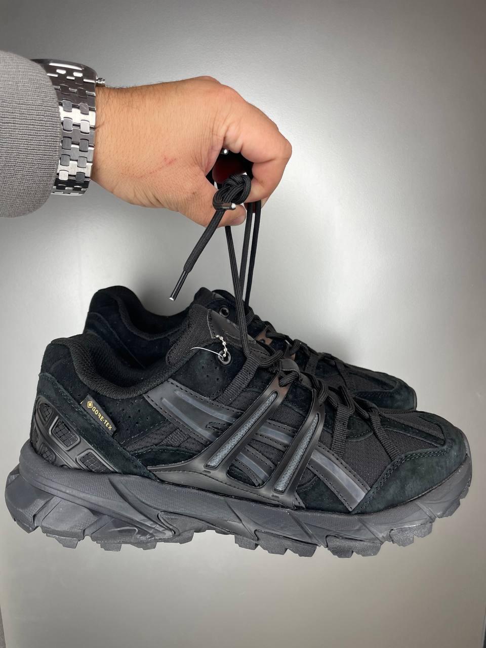 Чоловічі спортивні кросівки Asics gel black gore-tex (хакі) модні повсякденні кросівки Ar49556 Асікс vkross