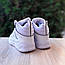 Жіночі зимові кросівки Adidas Niteball (біло-сірі) високі повсякденні кроси 4211 Адідас vkross, фото 6