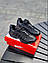 Чоловічі спортивні кросівки Nike Air Max 95 (чорні) стильні повсякденні кроси 01368 Найк vkross, фото 8