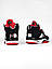 Чоловічі кросівки Nike Air Jordan 5 Retro 'Quai 54' Red (чорні з червоним) високі NK755-N Найк vkross, фото 5