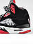 Чоловічі кросівки Nike Air Jordan 5 Retro 'Quai 54' Red (чорні з червоним) високі NK755-N Найк vkross, фото 8