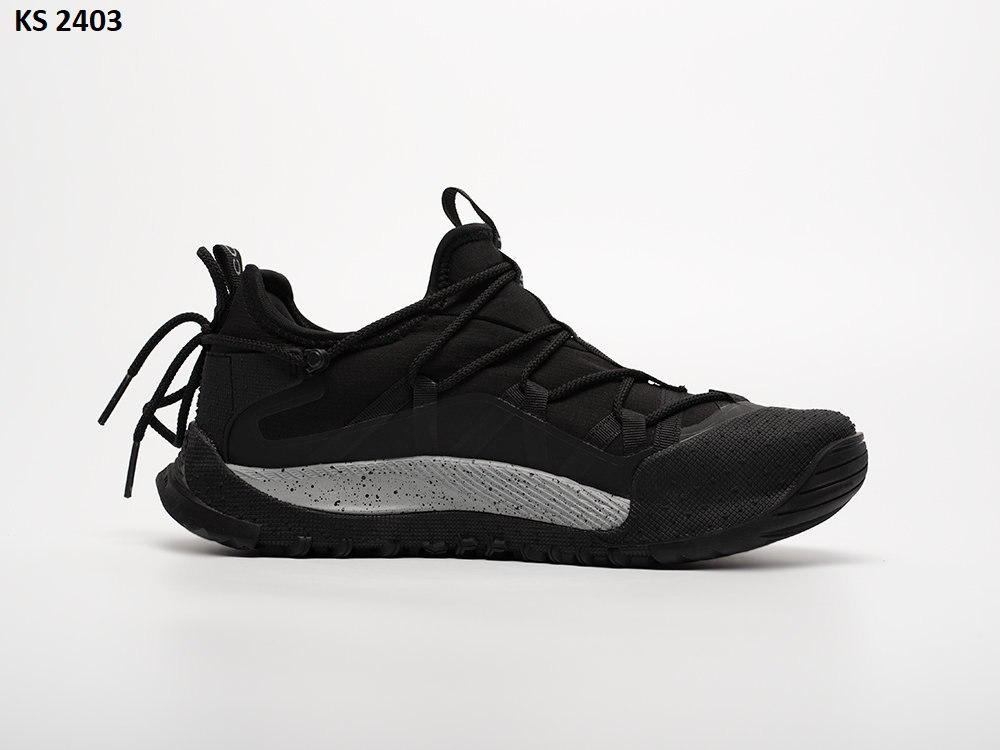 Чоловічі спортивні кросівки Nike ACG Art Terra Antarktik Low Black Grey (чорно-сірі) стильні KS 2403 Найк vkross