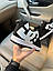 Чоловічі кросівки DC Court Graffik Black/White Skate Shoes Low-Top (чорно-білі) низькі 4023 DС vkross, фото 4