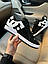 Чоловічі кросівки DC Court Graffik Black/White Skate Shoes Low-Top (чорно-білі) низькі 4023 DС vkross, фото 5