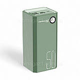 Павербанк зі швидкою зарядкою Konfulon 50000 mAh мобільна зарядна батарея 22.5 Вт портативний Power bank, фото 2