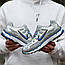 Чоловічі спортивні кросівки Nike P-6000 Silver Blue (сірі із синім) модні повсякденні кроси 1929 Найк vkross, фото 3