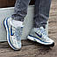 Чоловічі спортивні кросівки Nike P-6000 Silver Blue (сірі із синім) модні повсякденні кроси 1929 Найк vkross, фото 5