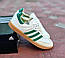 Чоловічі кросівки Adidas SPORTY&RICH (білі із зеленим) стильні повсякденні кроси 01175 Адідас vkross, фото 4