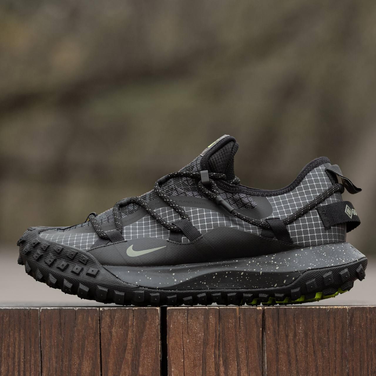 Чоловічі кросівки Nike ACG Mounth Low All Black (чорні) стильні кросівки 1191 Найк vkross