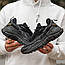 Чоловічі спортивні кросівки Reebok Zig Kinetica 2.5 Black Suede (чорні) модні повсякденні 1961 Рибок vkross, фото 4
