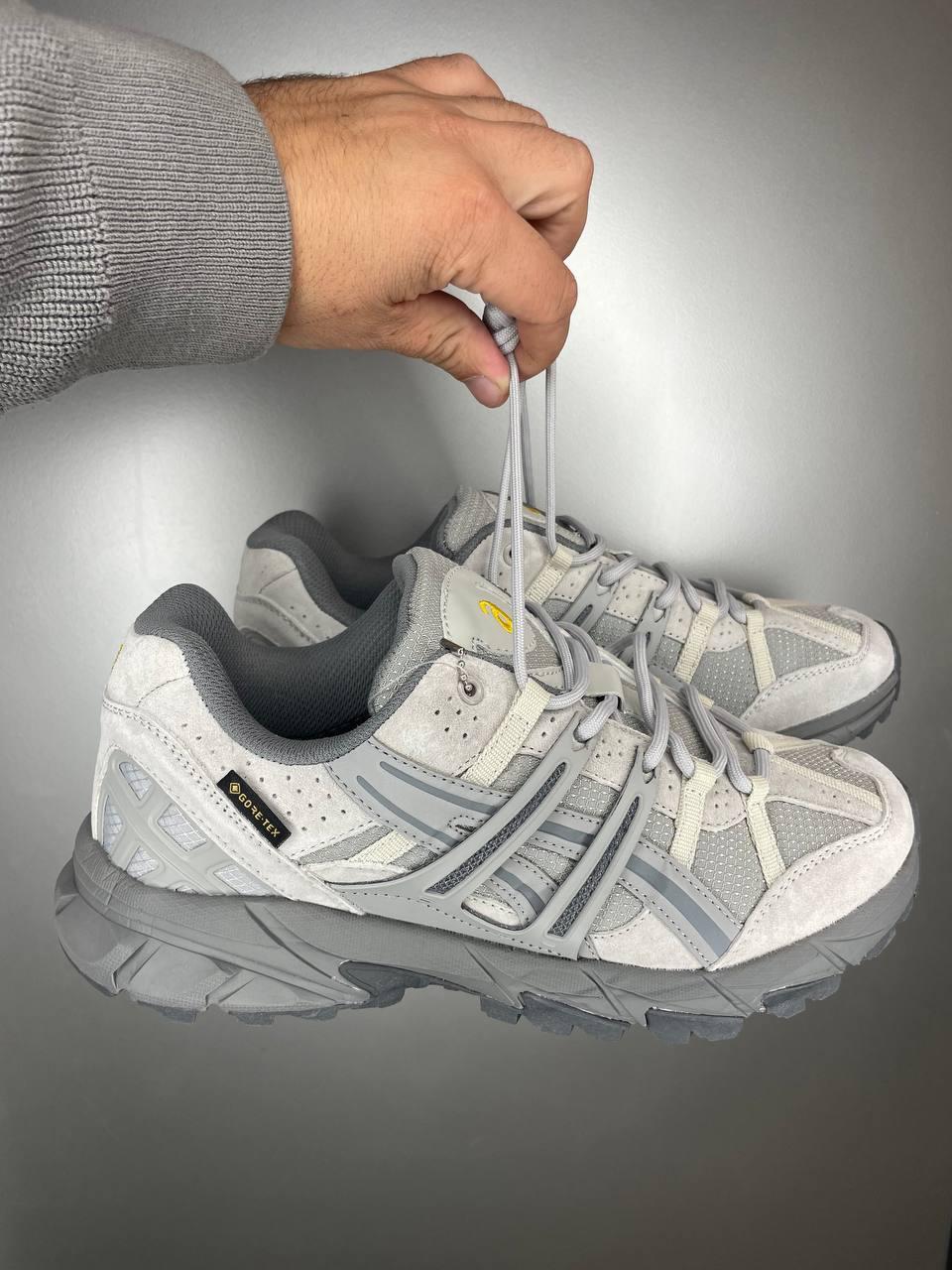 Чоловічі спортивні кросівки Asics gel grey gore-tex (сірі) модні повсякденні кросівки Ar49554 Асікс vkross