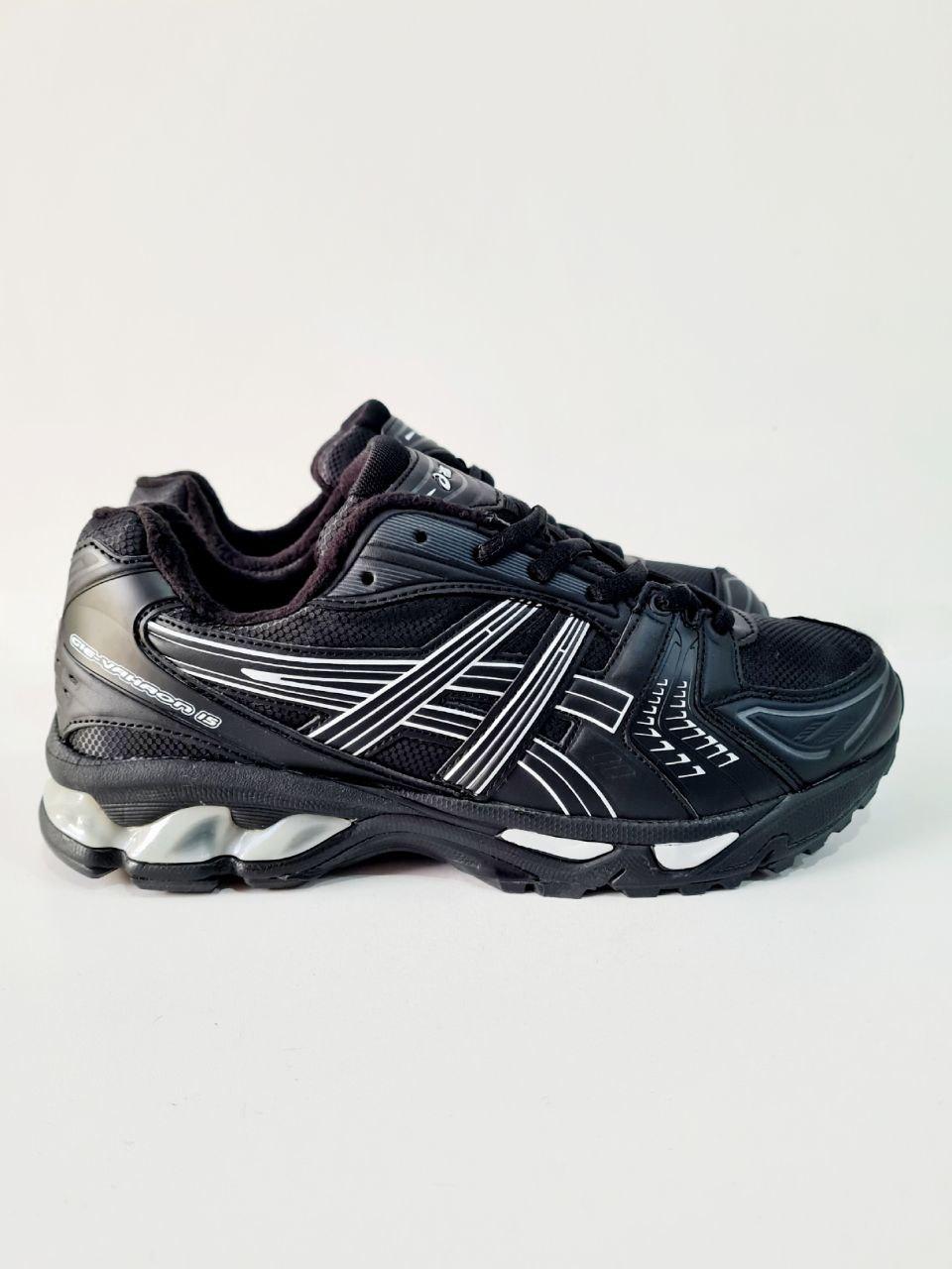 Чоловічі осінні кросівки Asics Gel-Vahaon 15/Thermo Waterproof (чорно-сірі) модні кросівки 9019 Асикс vkross