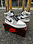Чоловічі кросівки Nike Air Jordan 1 OG (біло-сірі) модні повсякденні кроси 159-18 Найк vkross, фото 7