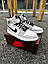 Чоловічі кросівки Nike Air Jordan 1 OG (біло-сірі) модні повсякденні кроси 159-18 Найк vkross, фото 8
