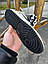 Чоловічі кросівки Nike Air Jordan 1 black / white (чорно-білі) повсякденні кроси 159-2 Найк vkross, фото 5