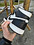 Чоловічі кросівки Nike Air Jordan 1 black / white (чорно-білі) повсякденні кроси 159-2 Найк vkross, фото 6