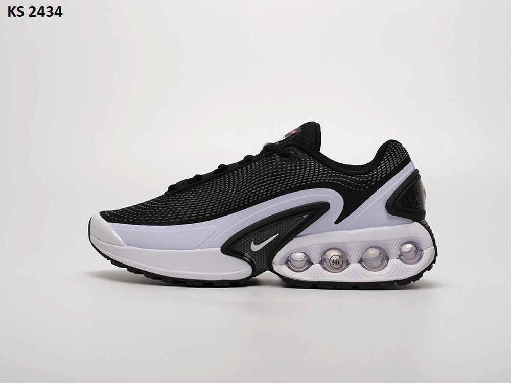 Чоловічі кросівки Nike AIR MAX Dn Black White (чорно-білі) модні спортивні кроси KS 2434 Найк vkross