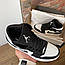 Чоловічі кросівки Nike Air Jordan Retro1 Black White Grey (чорно-біло-сірі) модні 0421v Найк vkross, фото 4