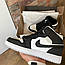 Чоловічі кросівки Nike Air Jordan Retro1 Black White Grey (чорно-біло-сірі) модні 0421v Найк vkross, фото 9