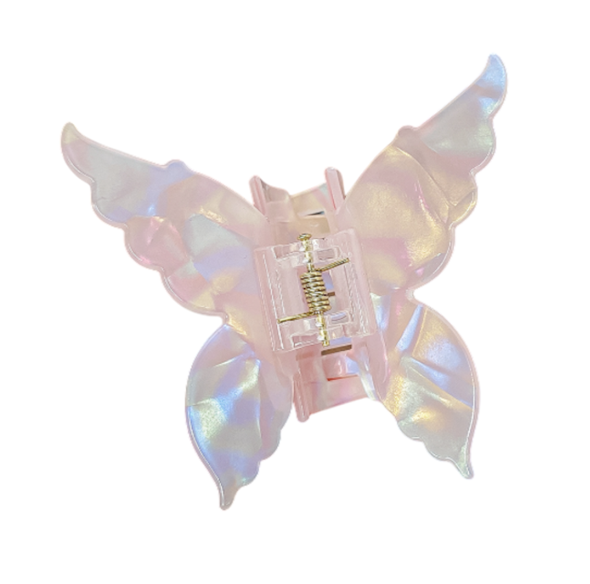 Крабик-метелик для волосся Hots Professional Butterfly Light Pink, 1 шт (HP21002-PN)