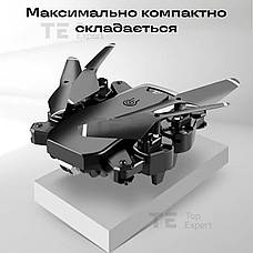 Квадрокоптер з подвійною WiFi камерою USB DRONE YLS60 на пульті управління професійний дрон з кейсом, фото 3