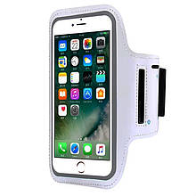 Прозорий чохол для телефону на руку білий